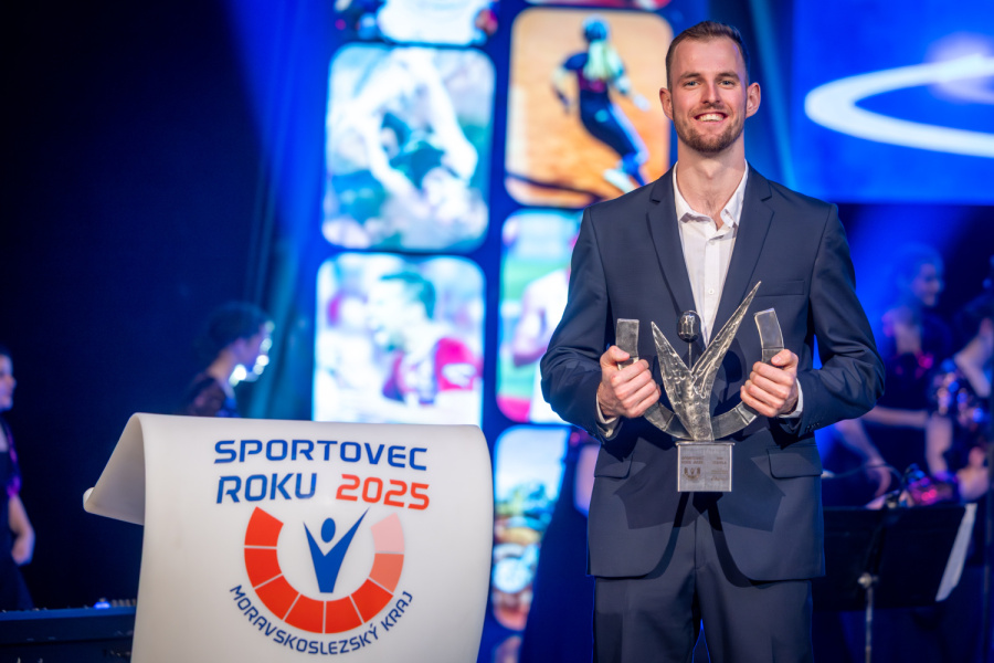 Atlet Jan Štefela je Sportovcem roku Moravskoslezského kraje